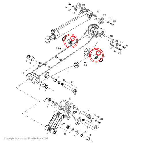 بوش دکل بیل مکانیکی هپکو مدل 912