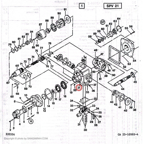 پمپ حرکت غلطک هپکو CA25