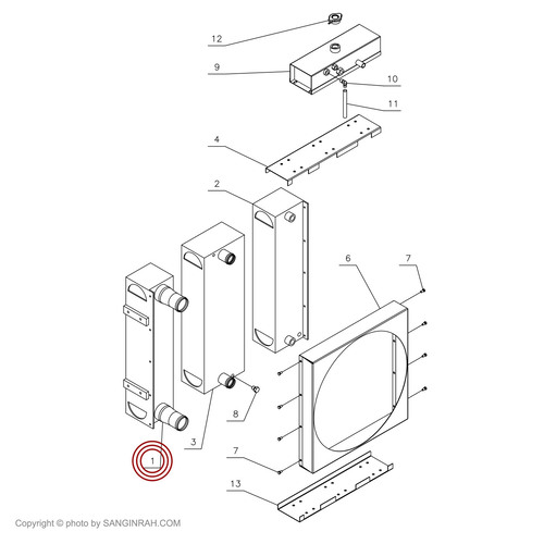 اینترکولر غلتک هپکو HC100C