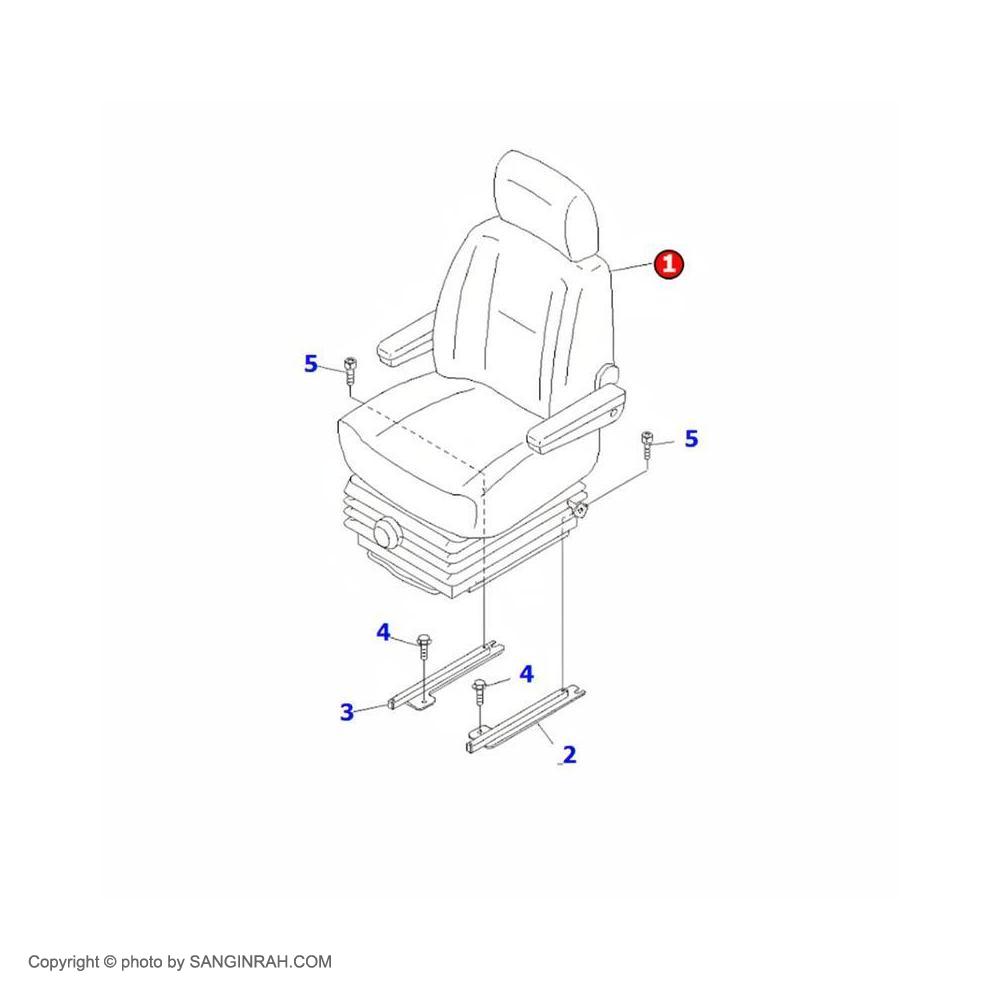 صندلی لودر کوماتسو WA 470-3