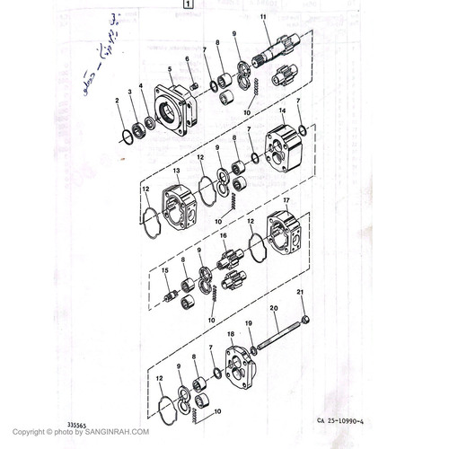 پمپ فرمان ویبره غلطک هپکو CA25