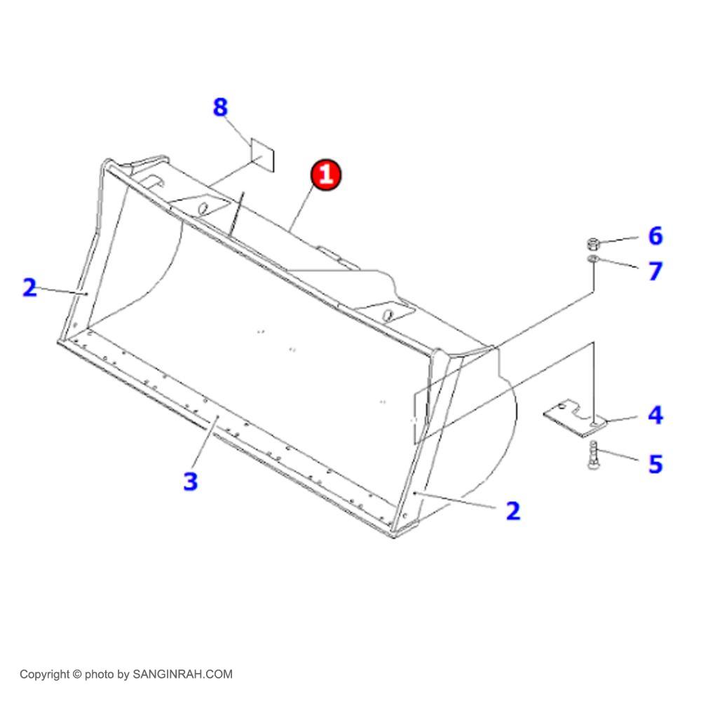 باکت لودر کوماتسو WA 470-3