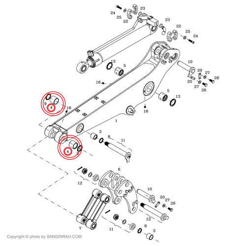 بوش دکل بیل مکانیکی هپکو HE100
