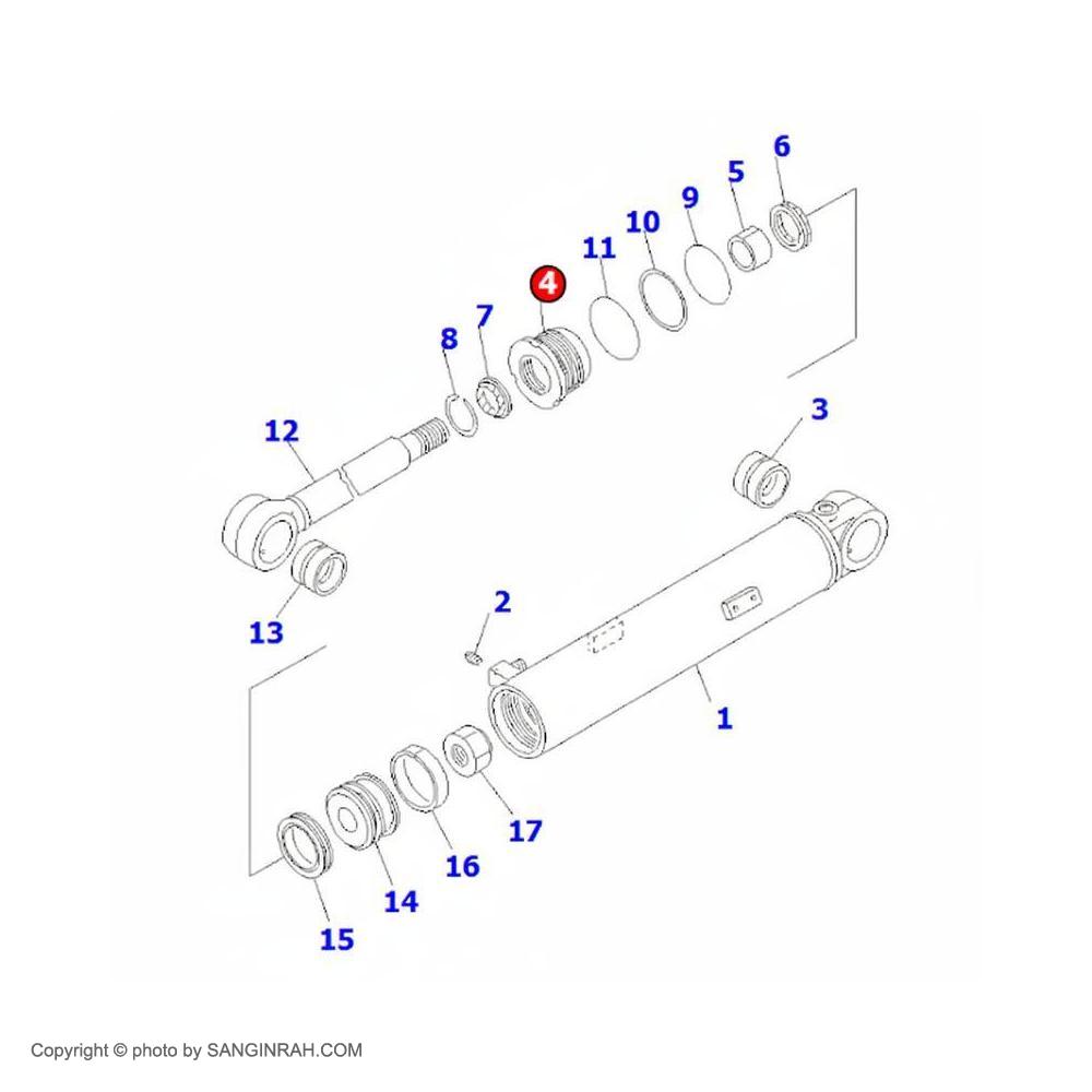 هد جک فرمان لودر کوماتسو WA 470-3