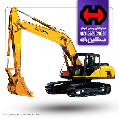 فروش بیل مکانیکی زنجیری 22 تن هپکو HEC220 موتور کامینز