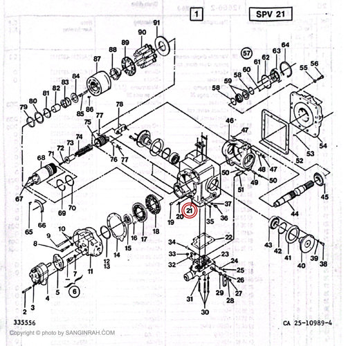 پمپ حرکت غلطک هپکو CA25