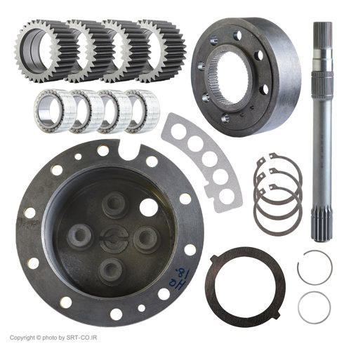 صورت تعمیری چرخ عقب گریدر هپکو HG180D