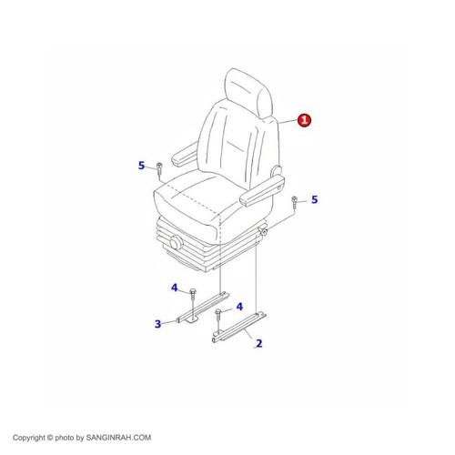 صندلی لودر کوماتسو WA 470-3