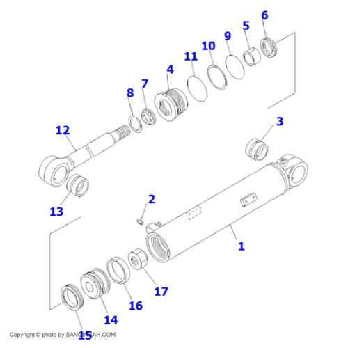 کیت جک فرمان لودر کوماتسو WA 470-3