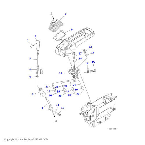 کیت لیور بیل مکانیکی کوماتسو PC200-7