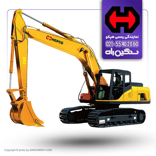 فروش بیل مکانیکی زنجیری 22 تن هپکو HEC220 موتور کامینز